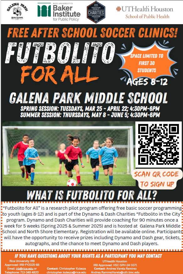  "Futbolito for All" for our 6th graders